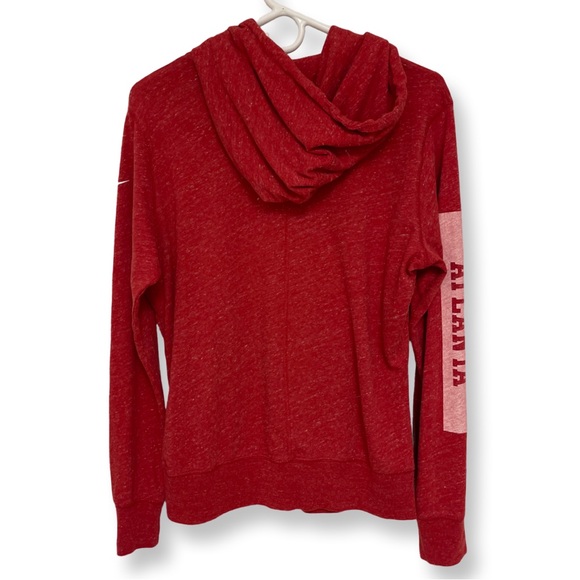 Atlanta Falcons Nike ❗️NFL Full Zip Jacket Hoodie Women’s Medium Heather Red - Picture 2 of 7